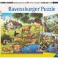 Ravensburger Animals Of The Forest, Zoo & Farm 3X49 Piece Jigsaw Puzzle Set Forkids - | Unique Piece Design | Anti-Glare Surface | Skill-Building, Fun Activity | Amazon Exclusive