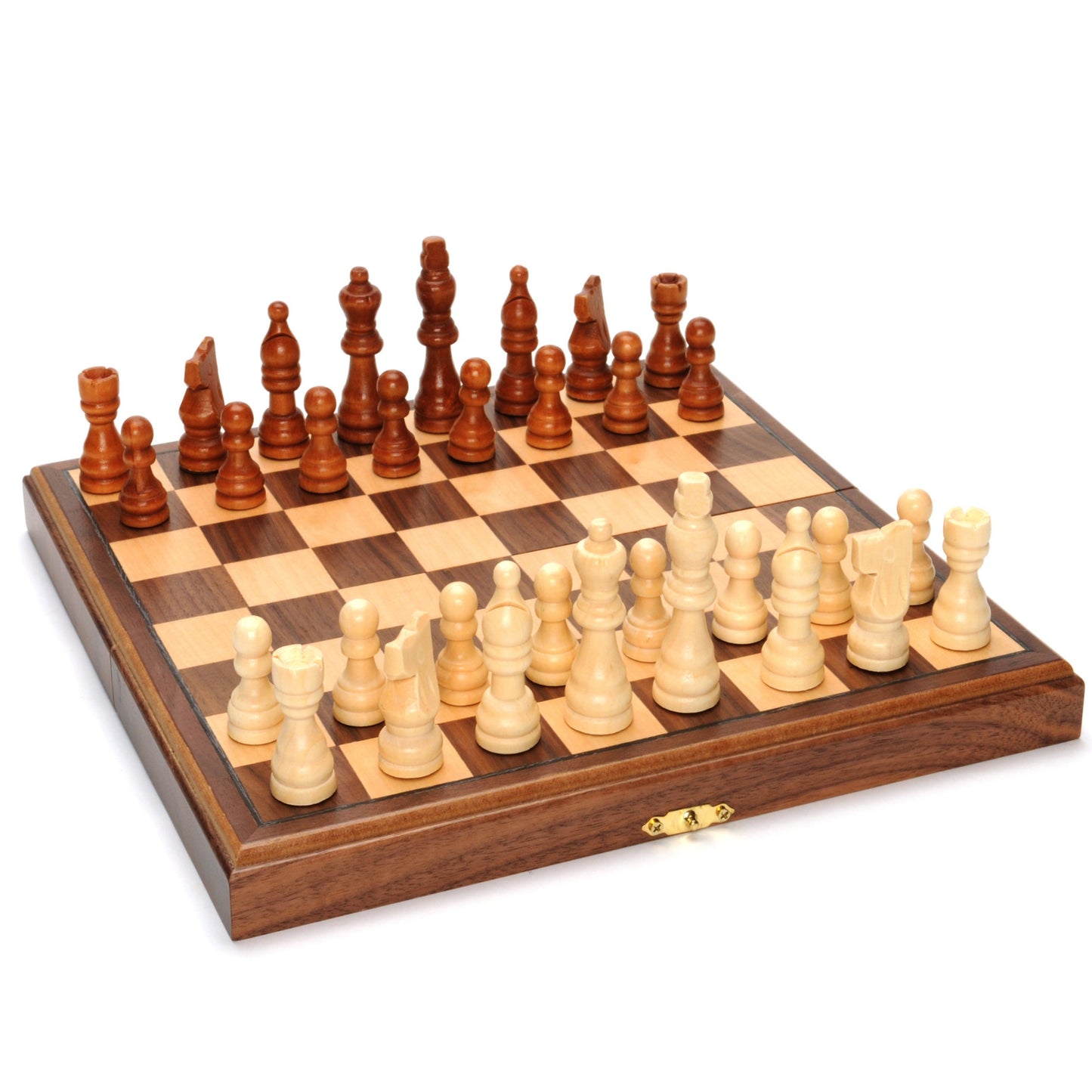 We Games Magnetic Chess Set, Folding Wooden Chess Board, Travel Chess Set, Chess Sets For Adults, Beautiful Portable Chess Set,
