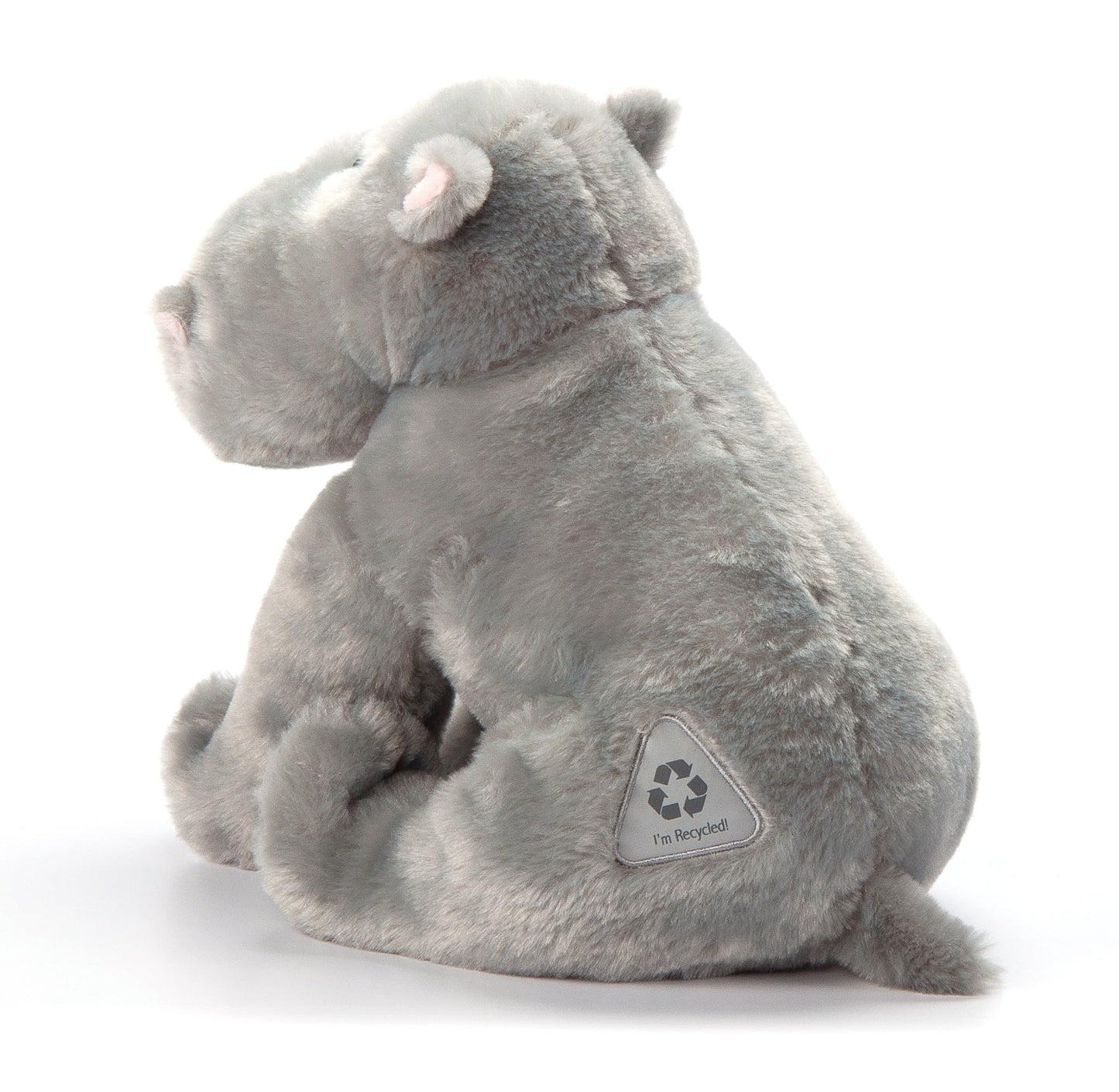 The Petting Zoo Hippo Plush Toy, 12 Inch Gray Stuffed Animal, Model 415444, Perfect Gift for Kids