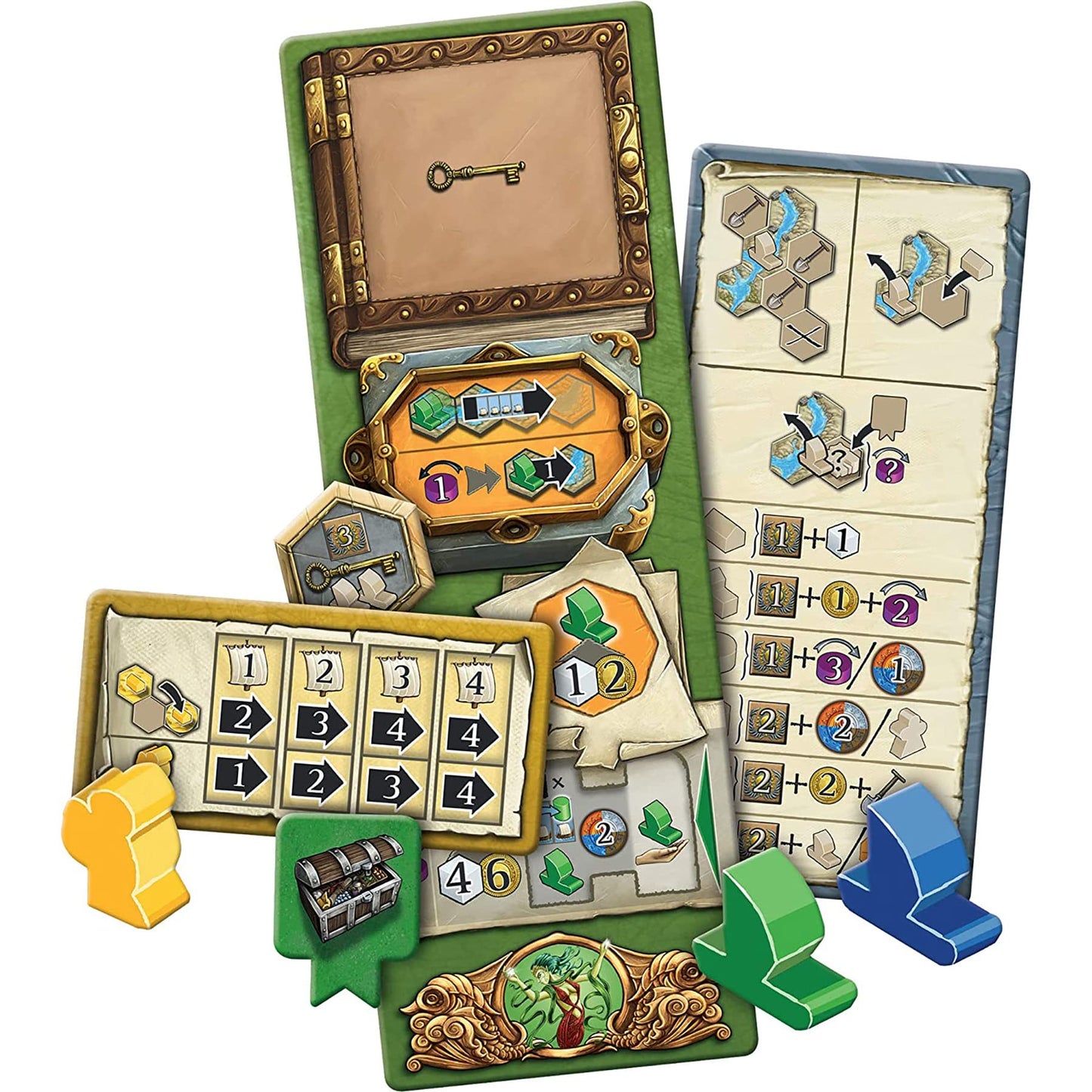 Capstone Games: Terra Mystica: Merchants Of The Seas Strategy Board Game Expansion, 2-5 Players, Ages 14+, 120 Minute Game Play