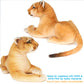 TigerHart 18" Monique The Mountain Lion Plush Stuffed Animal - White Polyester