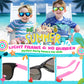Kids Sunglasses Party Favors, 24Pack Neon Sunglasses with UV400 Protection in Bulk for Kids, Boys and Girls, Great Gift for Birt