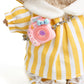 17cm Doll Clothes for Labubu - Kawaii Clown Style Set - Doll's Hat & Doll's Clothing & Doll's Shoes & Camera  Cute Doll Outfit with Accessories for Display  Collectors  Gift - Yellow (NO Dolls)