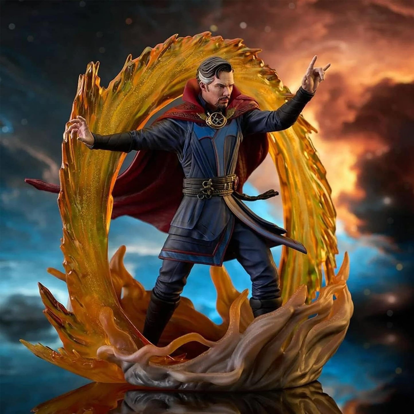 Diamond Select Toys Marvel Gallery Doctor Strange PVC Statue, 10 inches, Multicolor, Model MAR222297