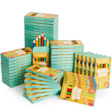 THE TWIDDLERS 60 Boxes of 6 Pack Colored Pencils Bulk (Total 360) Pre-sharpened Colored Pencils for Kids, Coloring Pencils Schoo
