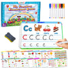 Alianfly Montessori Preschool Learning Tracing Workbook - Toddler Alphabet And Numbers Handwriting Practice Busy Activity Book D