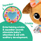 Lamaze Lovey The Pug Clip On Toy - Baby Sensory Toys For Stroller Or Car - Developmental Stroller And Car Seat Toys - Includes C