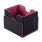 Vault X Exo-Tec® Modular Sideloading Deck Box Module For 100+ Tcg Cards. Detachable Magnetic Lid. Fits Commander & Standard Trading Cards. (Black/Electric Pink)