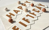HODIHIWI Felt White Brown Boho Happy Birthday Banner Decorations for Boys Girls Men Pets Handmade Party Backdrop