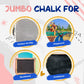 144 PCS Jumbo Washable Sidewalk Chalk Set Non-Toxic Jumbo Chalk for, Painting on Chalkboard, Playground, Blackboard, and Outdoor