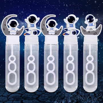 Winrayk Astronaut Bubble Wands For Kids Space Party Favors, 24 Large Galaxy Bubbles Bulk Easter Pinata Filler Goody Bag Stuffer Classroom Prize Birthday Gift Summer Toy Outer Space Themed Party Favors