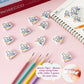 ANGOLIO 60Pcs Back to School Eraser You are Awesome Mini Inspirational Erasers Classroom Stationery for First Day of School Part