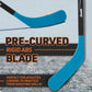 Franklin Sports NHL Youth Street Hockey Stick - Power 1040 Kids Outdoor Street Hockey Sticks - 40 Inch Youth Size for Kids - Right Handed - Wood/Fiberglass Shaft - Righty