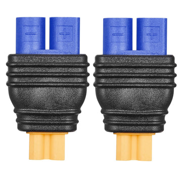 Laisomeke Ec3 Male To Xt30 Female Mould Type Adapter No Wire Connector Adapter For Lipo Battery (2Pack)