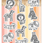 SIMPLY SAFARI ANIMAL SHAPE STICKERS