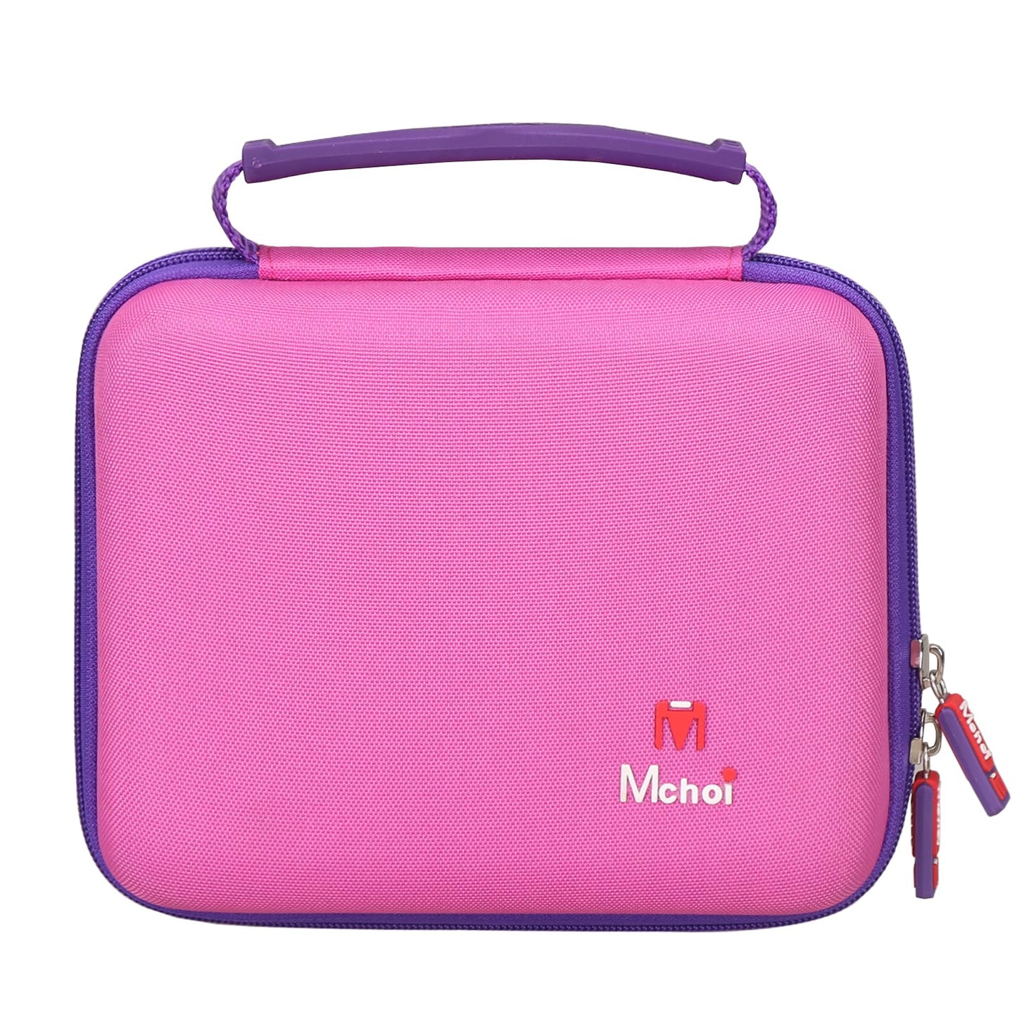 Mchoi Shockproof Carrying Case Compatible With Leapfrog Fridge Phonics Magnetic Letter Set, Pink, Case Only