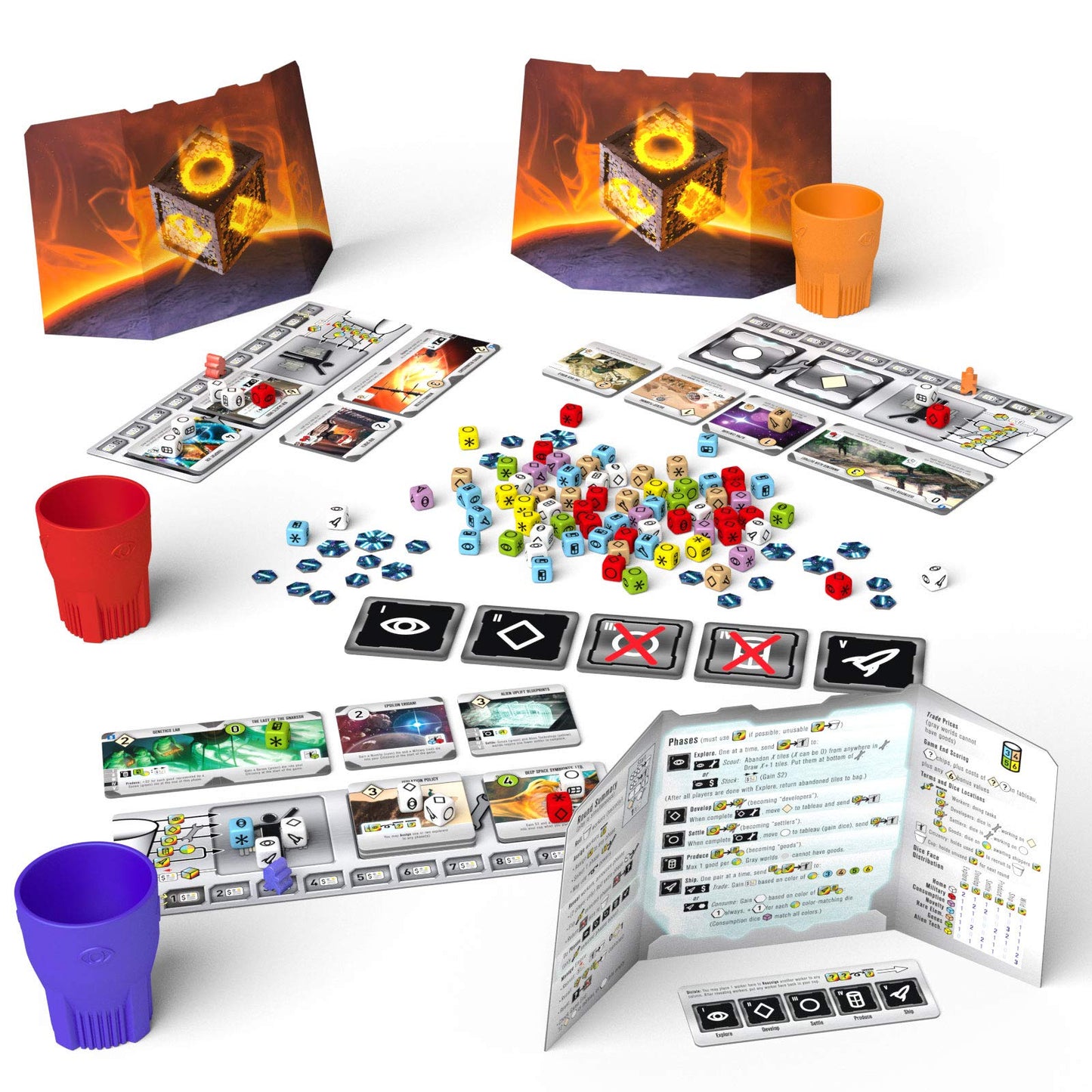 Rio Grande Games Roll For The Galaxy Board Game
