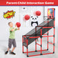 Kids Basketball Hoop Arcade Game W/Electronic Scoreboard Cheer Sound, Basketball Hoop Indoor Outdoor W/4 Balls, Basketball Game