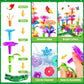 102Pcs Flower Garden Building Toys For Girls 3 4 5 6 7 Year Old, Upgrade Diy Building Stacking Toys, Stem Preschool Educational Toddler Toys Brain Development Kindergarten Kids Toy