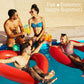 HeySplash Pool Floats  mature-themed Size Heart Inflatable Pool Floatie for Bachelorette Party  Swim Tube Rings  River Lake Beach Floaty  Wedding Bride Valentine Decor  Fun Toy Raft Lounge for Kids  Red