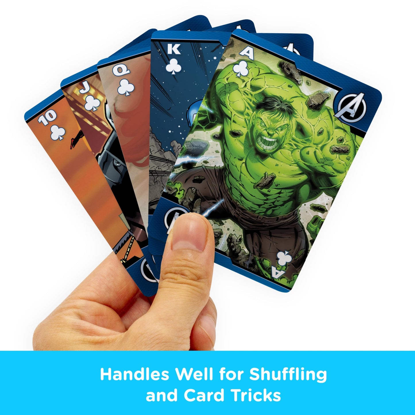 AQUARIUS Marvel Avengers Playing Cards - Avengers Themed Deck of Cards for Your Favorite Card Games - Officially Licensed Marvel