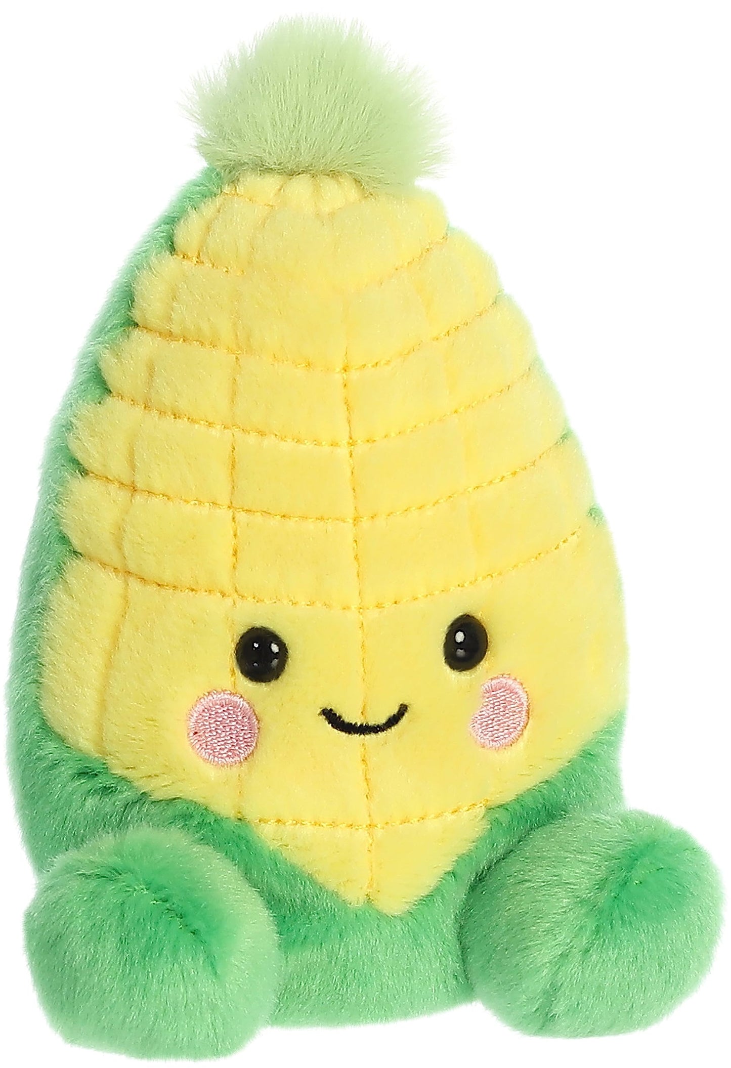 Aurora Adorable Palm Pals Wavey Corn Stuffed Animal - Pocket-Sized Play - Collectable Fun - Yellow 5 Inches