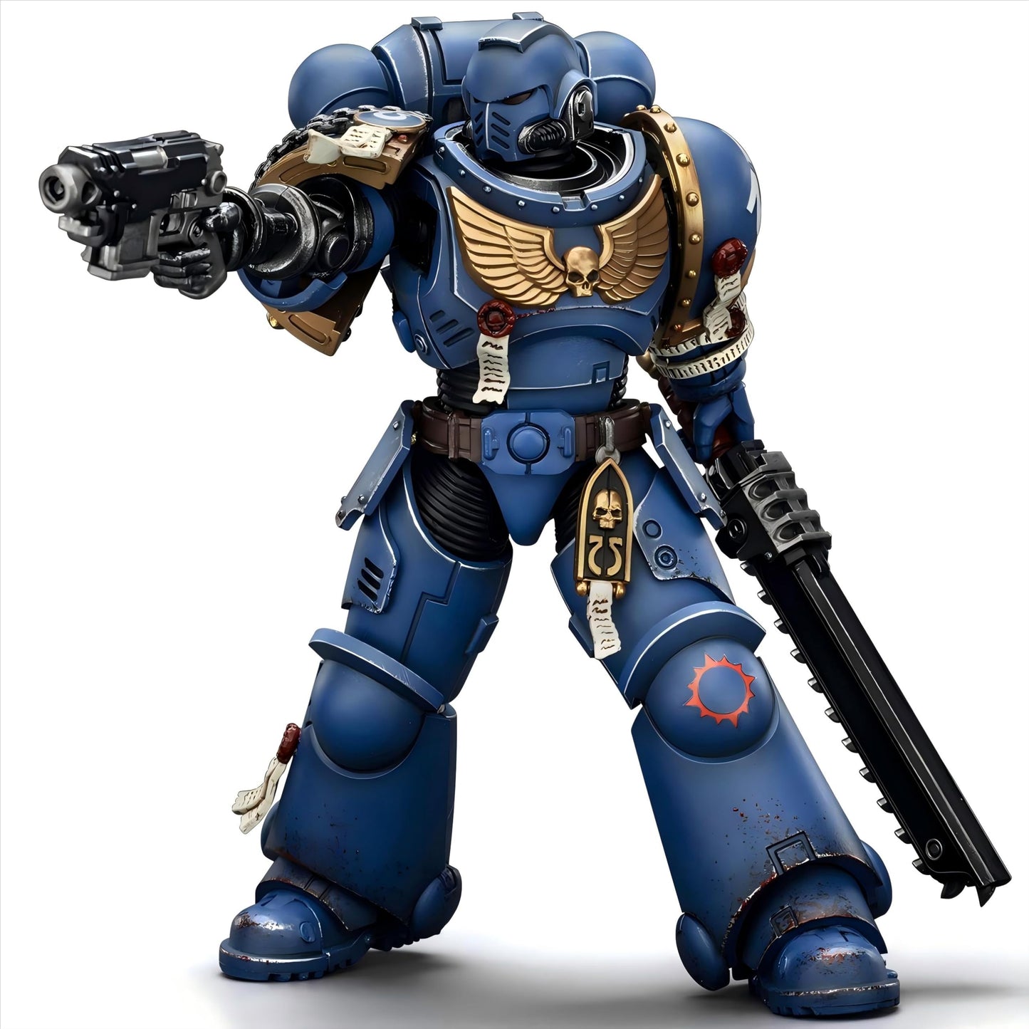 Joytoy Warhammer 40K 1/18 Action Figures - Ultramarines Brother Chairon-Collectors Edition Perfect For Collectors & Decor - Idea