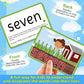 Springflower Sight Words Flash Cards With Pictures,Motions&Sentences, 220 Dolch Sight Words For Preschool, Kindergarten, 1St, 2Nd & 3Rd Grade.Homeschool, Learn To Read, Phonics Learning,235 Pieces