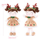 Gloveleya Christmas Reindeer Girl Doll – Soft Plush Doll With Gift Box And Card, For Girls 2-8 Ages, 16-Inch