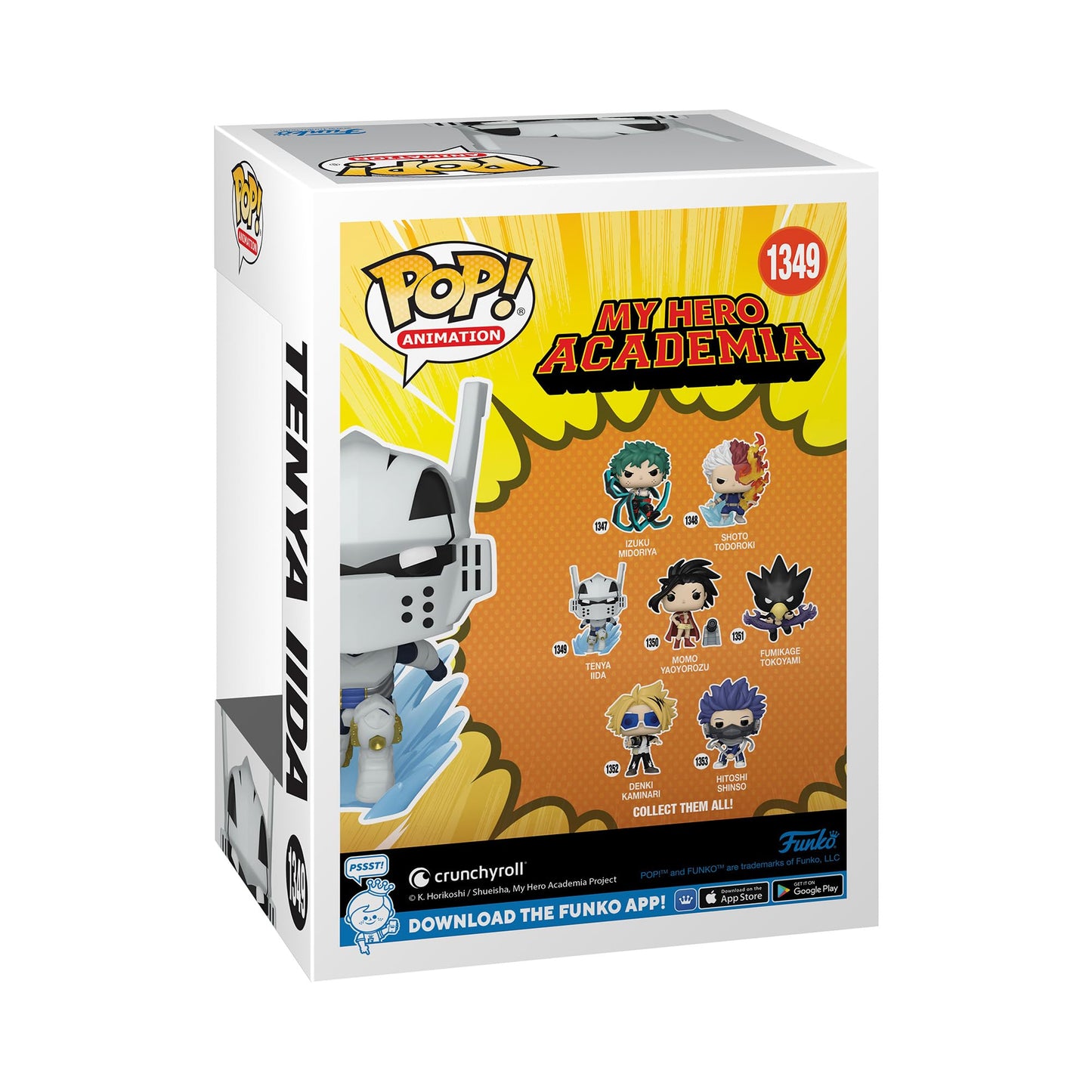Funko Pop! Animation: Mha - Tenya Iida - Ingenium - (Recipro Burst) - My Hero Academia - Collectable Vinyl Figure - Gift Idea - Official Merchandise - For Kids & Adults - Anime Fans