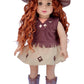- Cowgirl - 4 Piece 18 Inch Doll Outfit - Cowgirl Hat, Skirt, Top And Cowgirl Boots - (Doll Not Included)