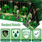 BkeeCten 3Pack Reptile Swamp Party Tablecloth Disposable Wildlife Lizard Snake Rectangle Tablecover Alligator Turtle Jungle Anim