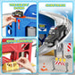 Kids Toys For 3 4 5 6 Years Old Boys, 29.5'' Large City Action Toddler Playset With Lights Sounds, Police & Fire Station Transform Track Toy With 4 Cars, Helicopter, Walkie-Talkie, Gifts For Boy Girl
