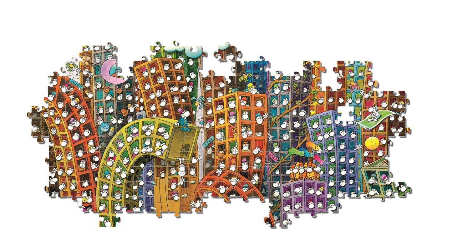 Clementoni 32565 Mordillo Jungle Puzzle - 2000 Pieces - Cardboard - Made in Italy - Adult Jigsaw Puzzle