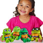 Teenage Mutant Ninja Turtles Toddler Plush 4-Pack - Multi Color Soft Toys for Kids