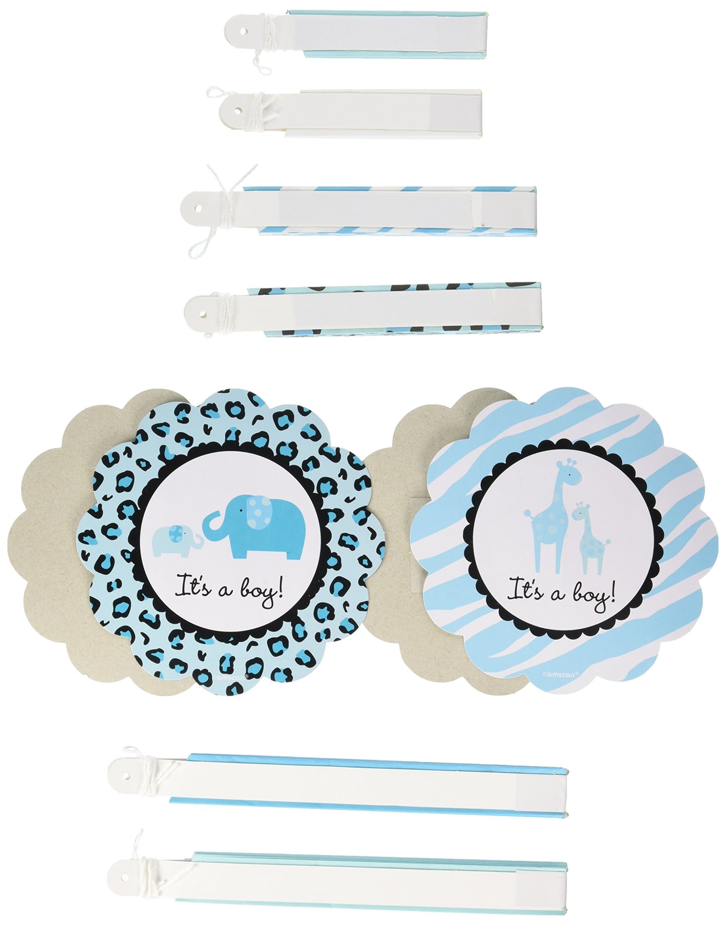 Sweet Safari Boy-Paper Fan Decoration