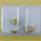Dollhouse Miniature Small Gold-plated Round Drawer Pull Knob by Houseworks