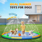 Splash Pad Sprinkler For Kids, 127'' Extra Large Non-Slip Baby Play Mat - 5 Colors, Dog Pool Toys, Toddler Outdoor Toys For Ages