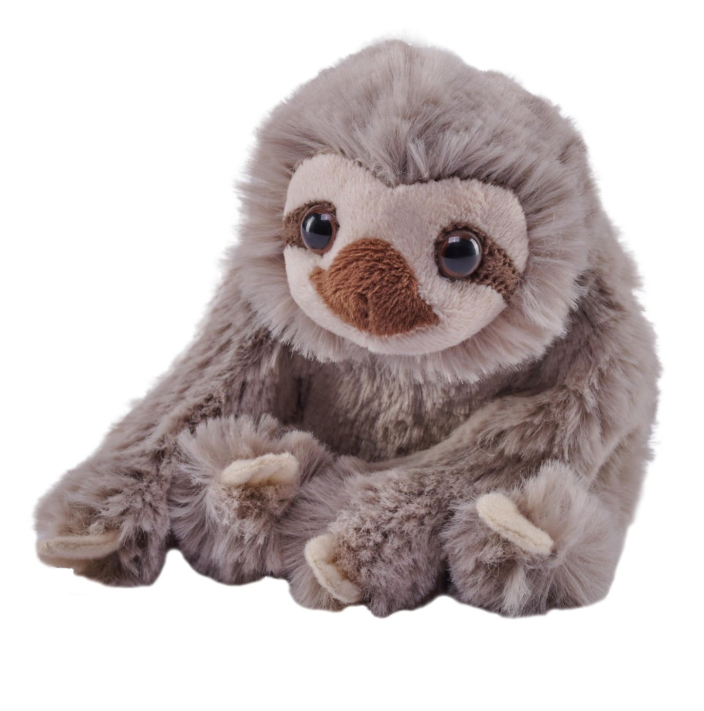 Wild Republic Pocketkins Eco Sloth, Stuffed Animal, 5 Inches, Plush Toy, Made From Recycled Materials, Eco Friendly