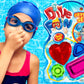 Ja-Ru Dive Fun Jewels & Gems Underwater Diving Toys (12 Pack, 48 Gems) Sinking & Floating Pool Toys For Boys & Girls. Kids Swimm