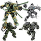 Loyratche Transforming Mech Robot Building Blocks Set  4 Kinds of Destroy Warrior City Mecha with   Cool Creative Robots Toys Gift for Teens Boys 14+ (1448 PCS)