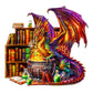 Wooden Puzzles for Adults - Challenging Dragon Magic Potion Adult Puzzle, Unique Animal Shaped Wooden Jigsaw Puzzles for Adults,