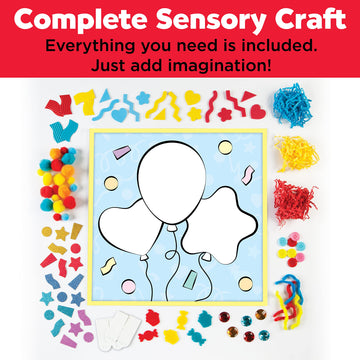 Creativity For Kids Sticky Wall Art: Balloons - Arts And Crafts For Kids Ages 3-4+, Toddler Learning Toys