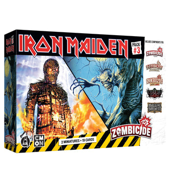 Zombicide Iron Maiden Character Pack #3 - Fear Of The Dark & Wicker Man Miniatures! Cooperative Strategy Board Game, Ages 14+, 1