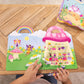 Melissa & Doug Puffy Sticker Activity Books Set: Princess, Mermaid, Fairy - 180+ Reusable Stickers - Reusable Dress Up Doll Stic