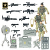 United States Army Recon Platoon Playset with 3 Military Action Figures  Mini  & Accessories - Toy Soldiers for Kids 3+