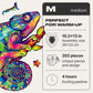 Unidragon Original Wooden Jigsaw Puzzles - Iridescent Chameleon, 202 Pcs, Medium 10.2''X13'', Beautiful Gift Package, Unique Sha