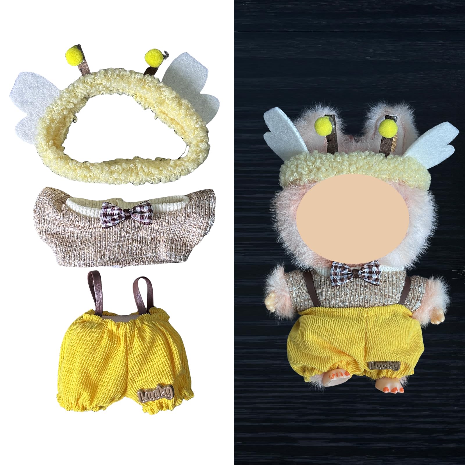 Doll Clothes - Compatible with LBB 5.91-6.7inch(15-17cm) Dolls as Accessories Only  enhanced Dolls Outfit with Accessories  Hand Crocheted Hat  Sweaters  Bag 26