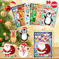 36 Sheets Christmas Stickers for Kids Make Your Own Christmas Stickers, Christmas Favors for Kids, Christmas Crafts for Kids Chr