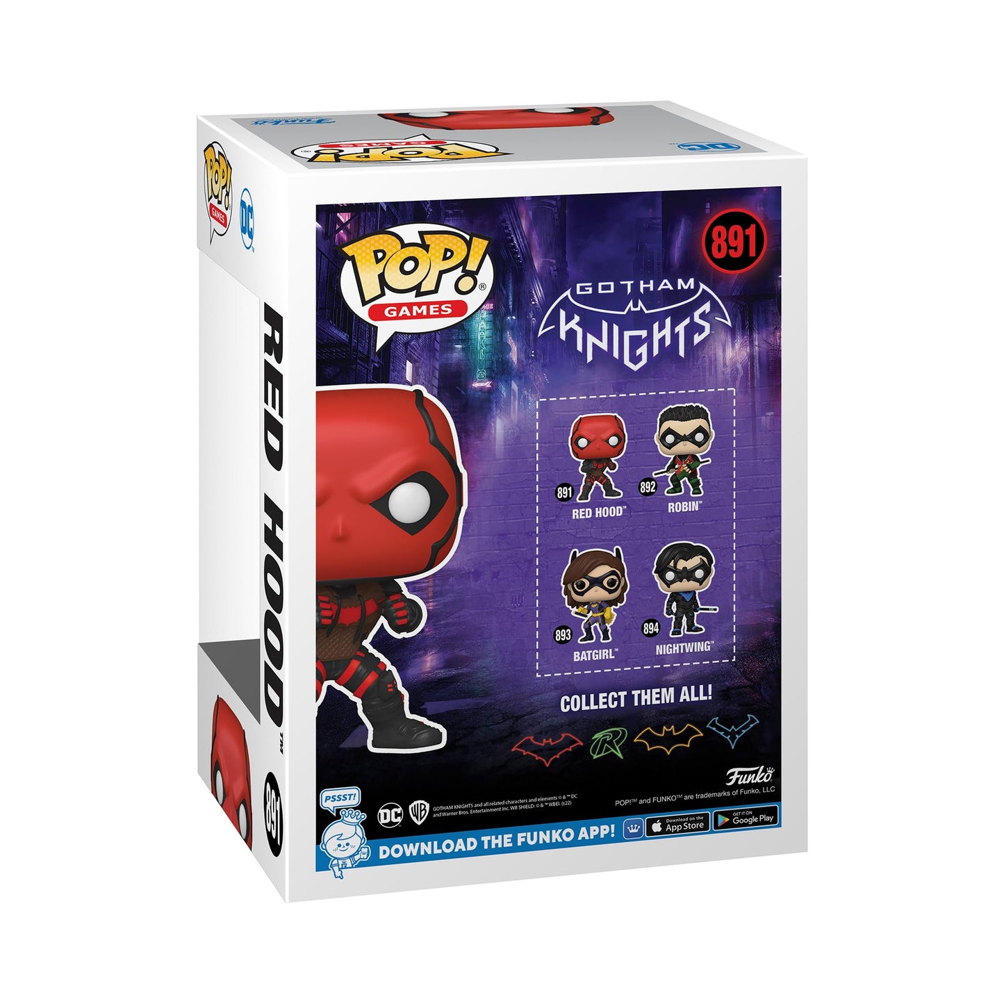 Funko Pop! Games: Gotham Knights - Red Hood - Batman - Collectable Vinyl Figure - Gift Idea - Official Merchandise - For Kids & Adults - Video Games Fans - Model Figure For Collectors And Display